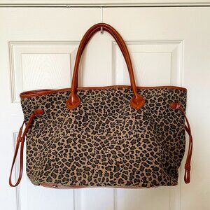 Leopard Print Tote Bag